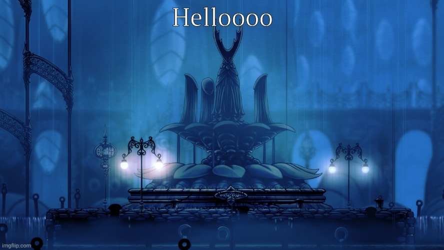 Helloooo | image tagged in city of tears statue | made w/ Imgflip meme maker