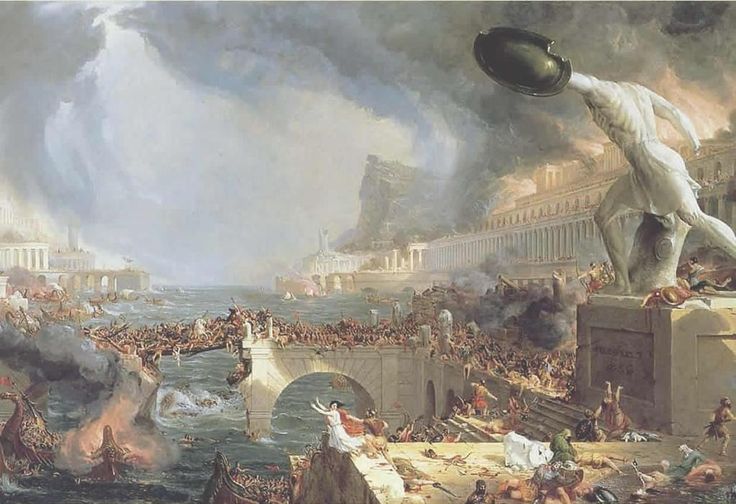 The fall of rome Blank Meme Template