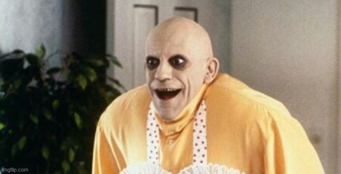 Uncle Fester It's Free | image tagged in uncle fester it's free | made w/ Imgflip meme maker