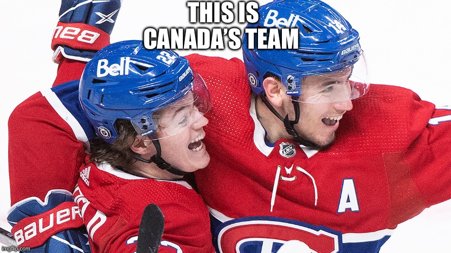 Canada’s sport | THIS IS CANADA’S TEAM | image tagged in hockey,sports,canada | made w/ Imgflip meme maker