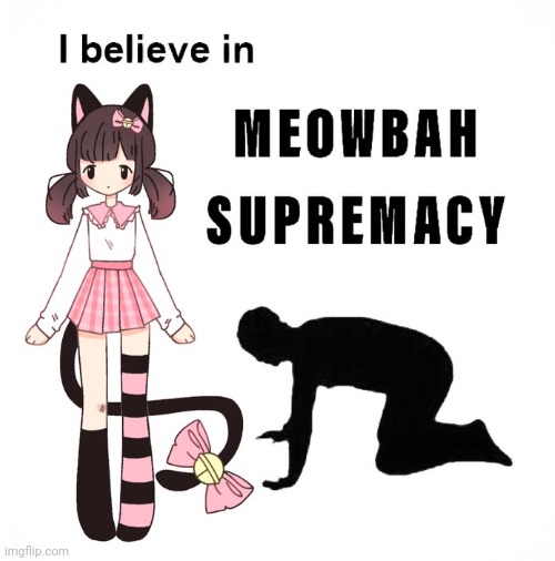 You should too because i am so kawaii | image tagged in meowgod,meowbahh,meowism,meowists,meow_bahh | made w/ Imgflip meme maker