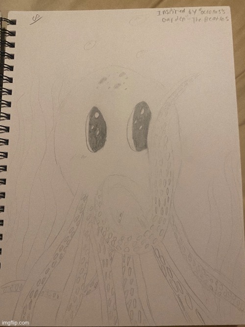 This is my octopus drawing | made w/ Imgflip meme maker
