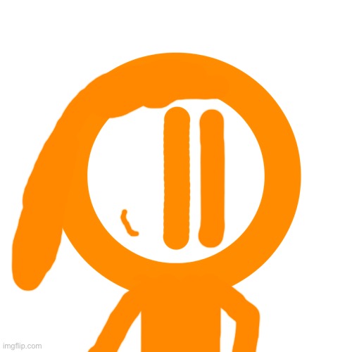 I made the banisher logo into a orange girl | image tagged in banisher transparent | made w/ Imgflip meme maker