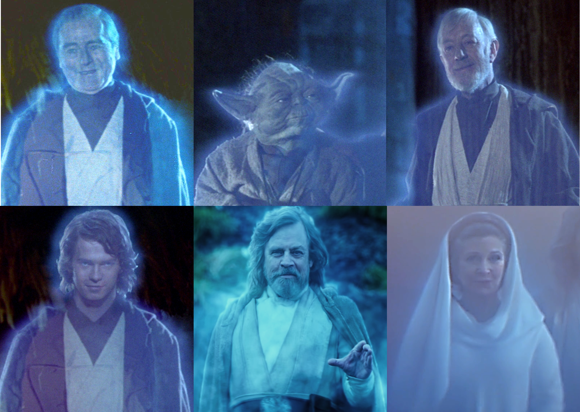 High Quality Star Wars Ghosts 3 x 3 Boxes Blank Meme Template