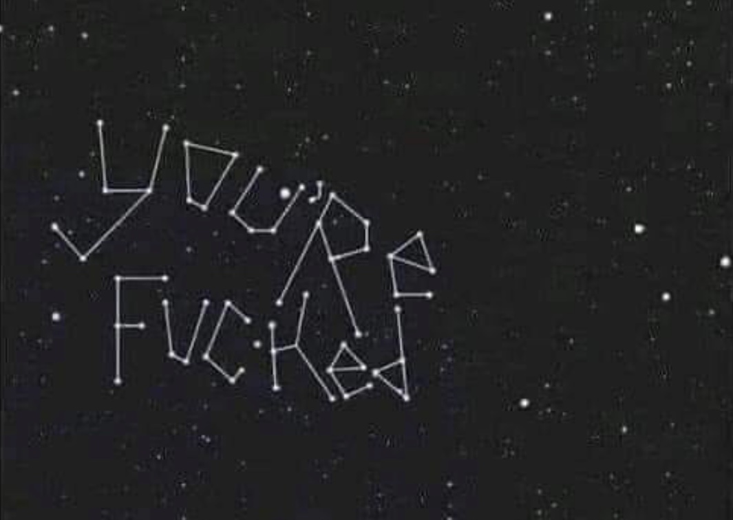 High Quality Written in the stars Blank Meme Template