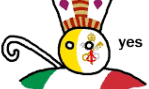 Vatican City countryballs Blank Meme Template