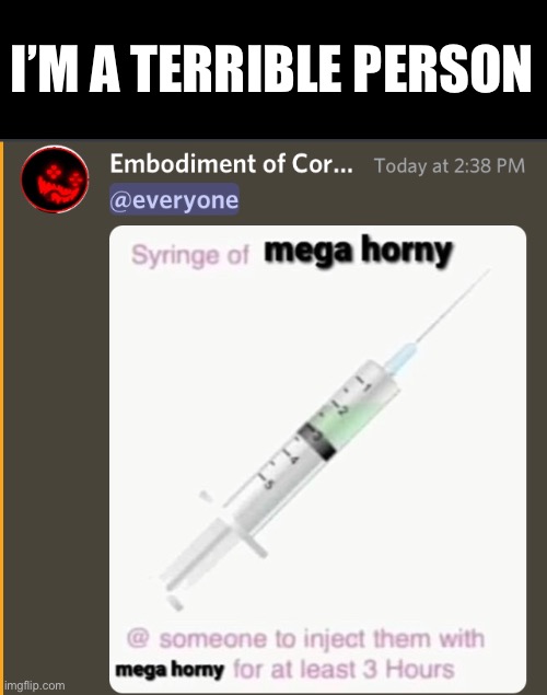 I’M A TERRIBLE PERSON | made w/ Imgflip meme maker