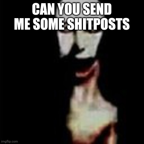 I need it for a meme | CAN YOU SEND ME SOME SHITPOSTS | image tagged in literally me | made w/ Imgflip meme maker