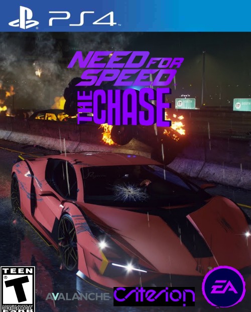 Need for speed the chase fan made cover art | image tagged in need for speed,fun | made w/ Imgflip meme maker