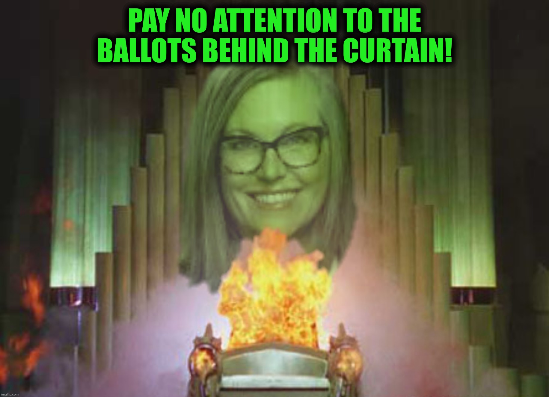 PAY NO ATTENTION TO THE BALLOTS BEHIND THE CURTAIN! | made w/ Imgflip meme maker