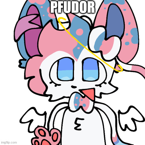 sylceon | PFUDOR | image tagged in sylceon | made w/ Imgflip meme maker