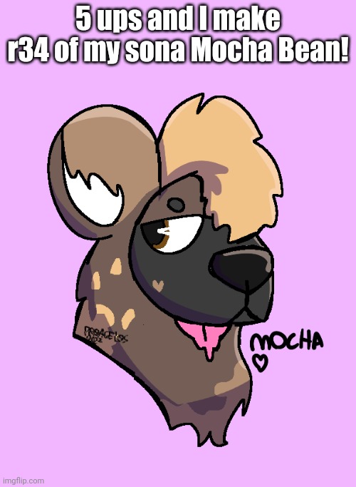 But should he be top or bottom..? | 5 ups and I make r34 of my sona Mocha Bean! | made w/ Imgflip meme maker