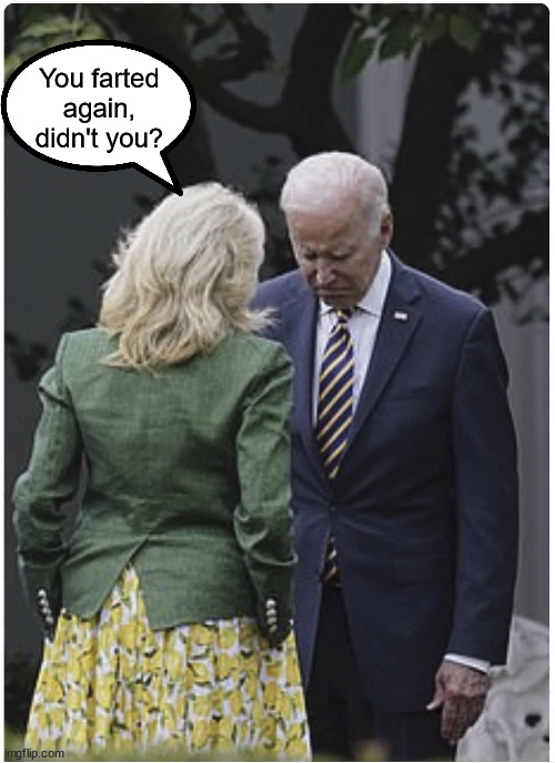 Jill scolds Joe Biden and he pouts | You farted
again,
didn't you? | image tagged in jill scolds joe biden and he pouts | made w/ Imgflip meme maker