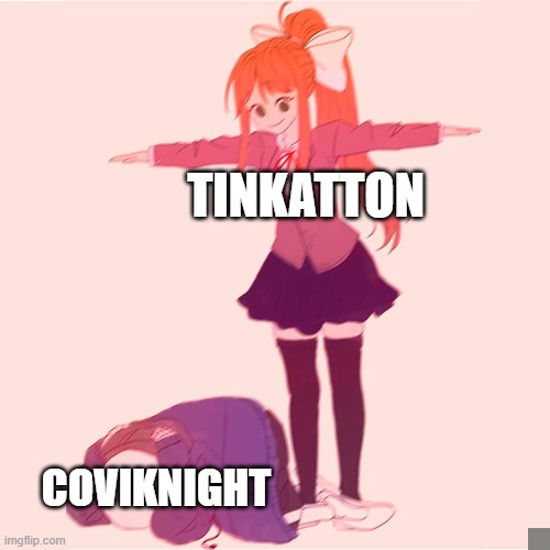 TINKATTON; COVIKNIGHT | image tagged in pokemon | made w/ Imgflip meme maker