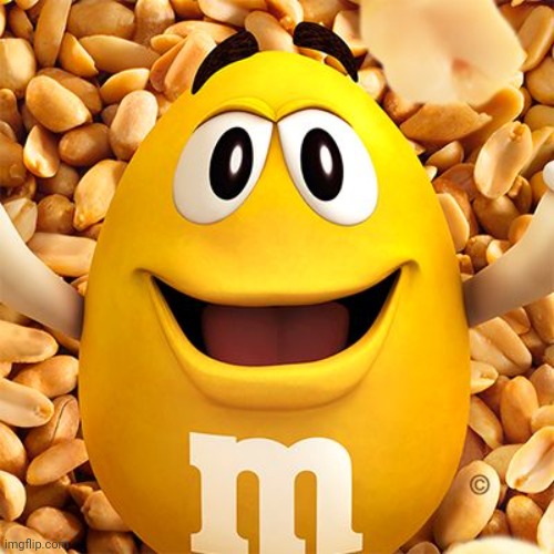 peanut M&M | image tagged in peanut m m | made w/ Imgflip meme maker