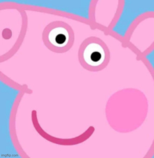 heres peppa looking at you because you stole the last potato: | image tagged in peppa pig,potato | made w/ Imgflip meme maker