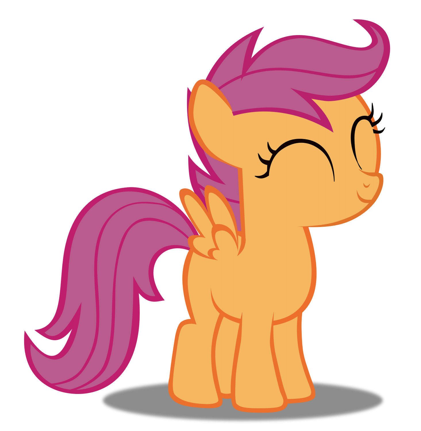 Scootaloo Transparent Blank Meme Template