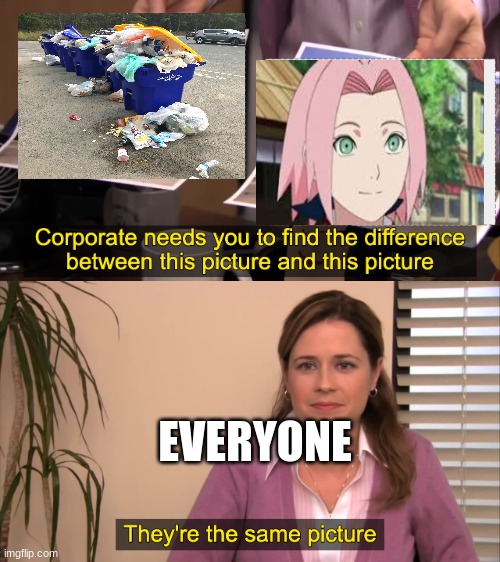 there the same picture | EVERYONE | image tagged in there the same picture | made w/ Imgflip meme maker