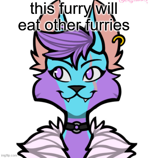 ash | this furry will eat other furries | image tagged in ash | made w/ Imgflip meme maker