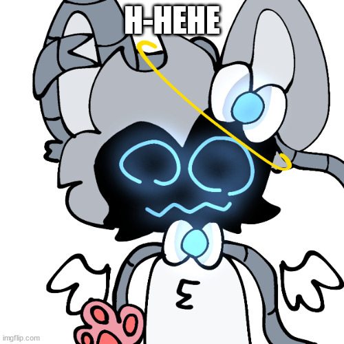 lore | H-HEHE | image tagged in robot sylceon | made w/ Imgflip meme maker