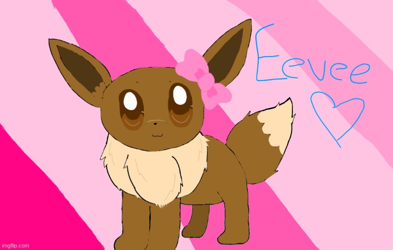 6 followers later and im finally done TwT | image tagged in eevee | made w/ Imgflip meme maker