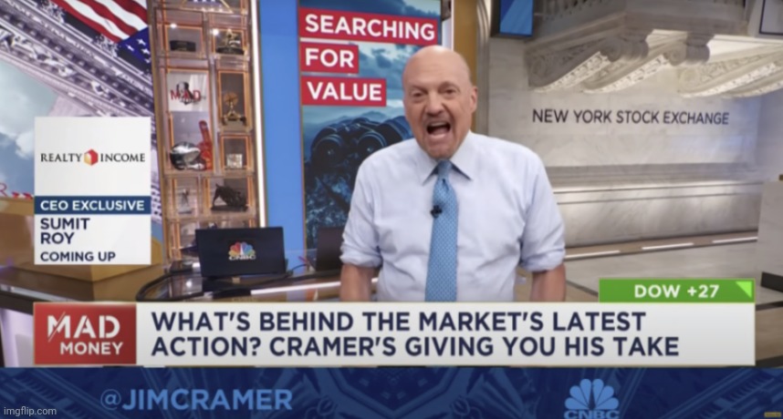 cramer yelling | image tagged in cramer yelling | made w/ Imgflip meme maker