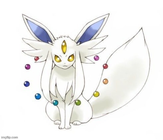 Ultraeon, mother of all Eeveelutions | image tagged in ultraeon,fan-made eeveelution | made w/ Imgflip meme maker