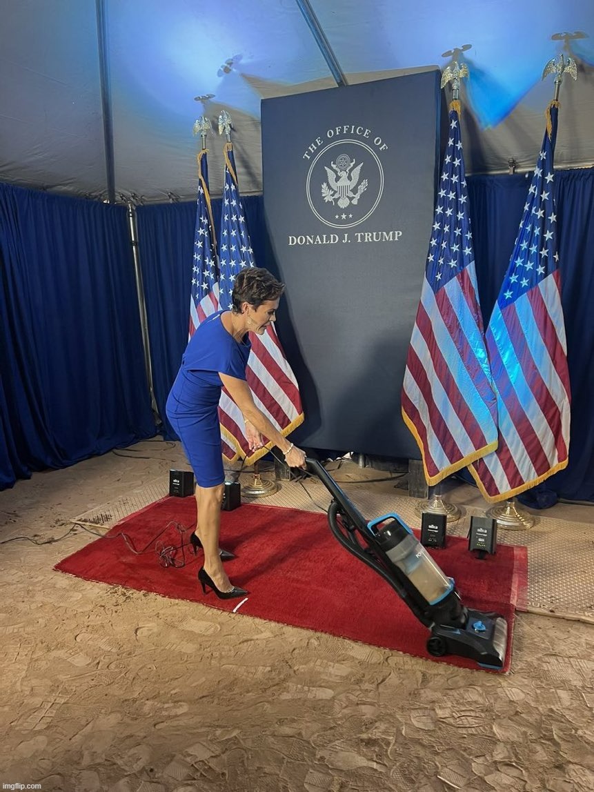 Kari Lake vacuuming | image tagged in kari lake vacuuming | made w/ Imgflip meme maker
