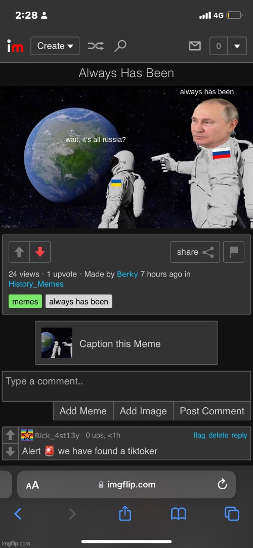 The comment I made | image tagged in memes | made w/ Imgflip meme maker