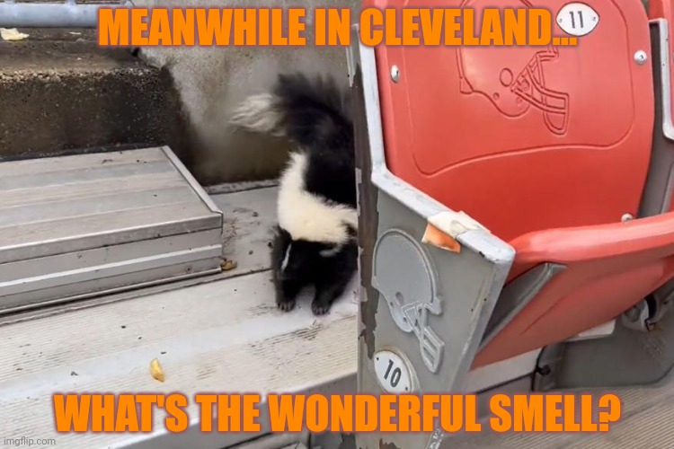 MEANWHILE IN CLEVELAND... WHAT'S THE WONDERFUL SMELL? | made w/ Imgflip meme maker