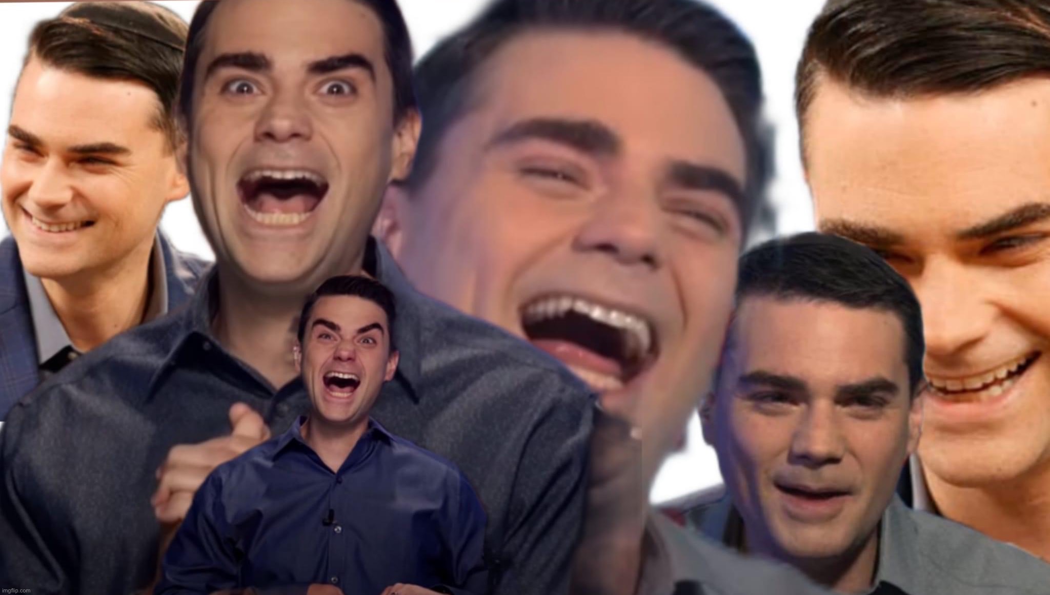 image tagged in ben shapiro laughing | made w/ Imgflip meme maker