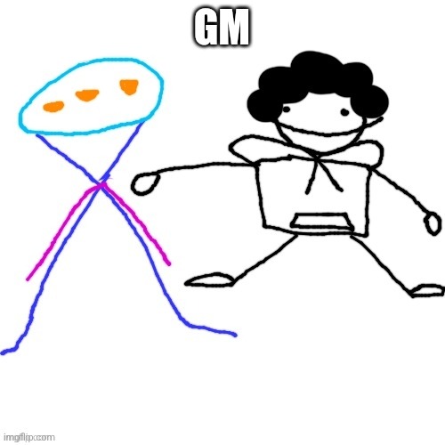 X-ey and Carlos | GM | image tagged in x-ey and carlos | made w/ Imgflip meme maker