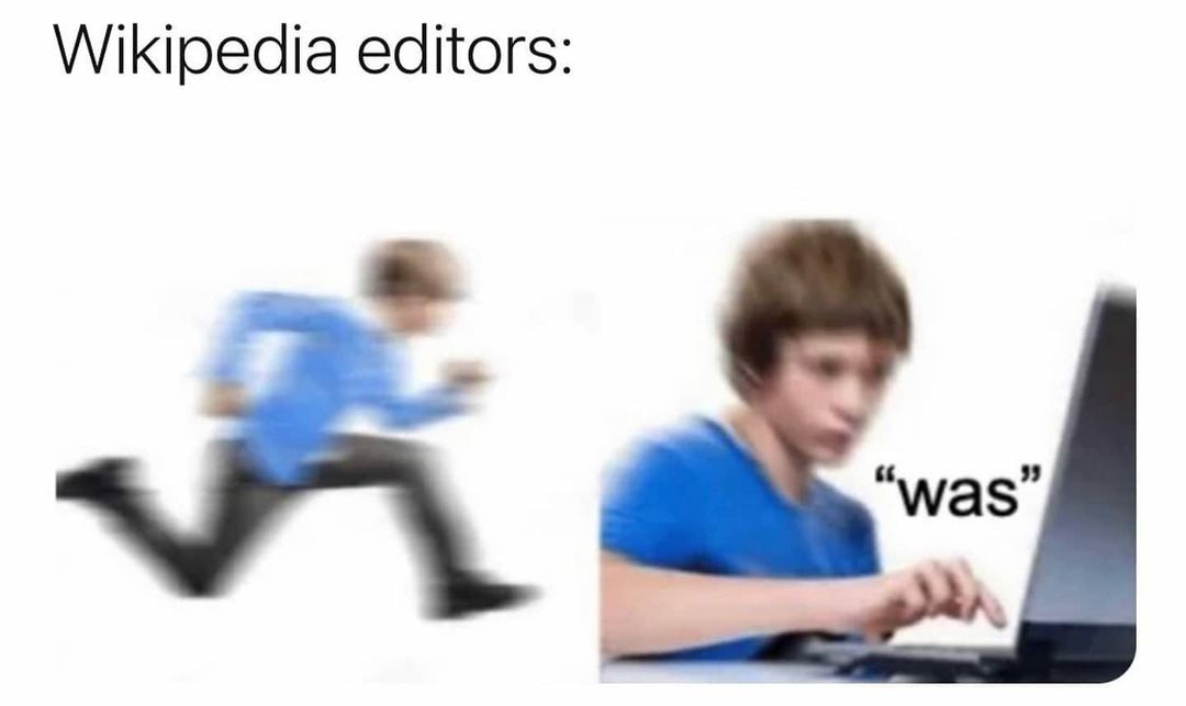 High Quality wikipedia was Blank Meme Template