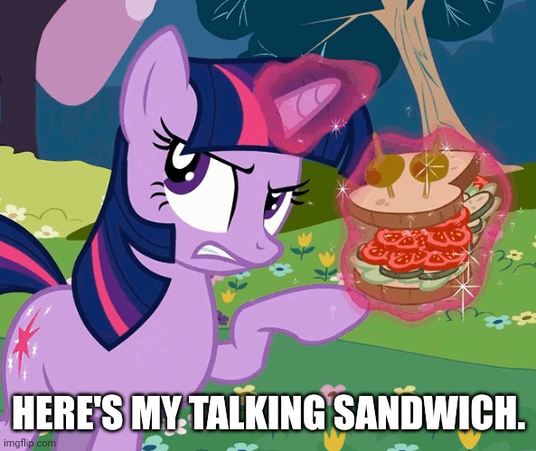 HERE'S MY TALKING SANDWICH. | made w/ Imgflip meme maker