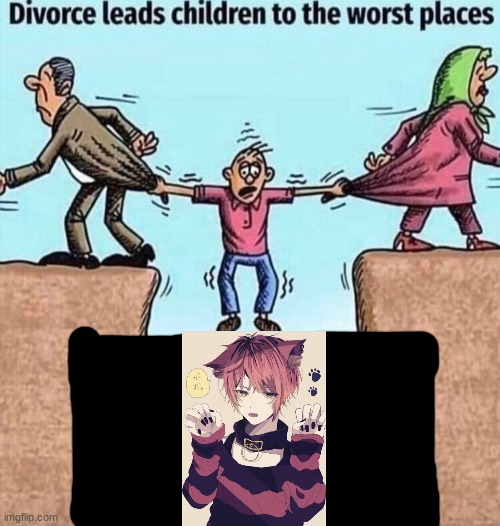 *title here* | image tagged in divorce leads children to the worst places | made w/ Imgflip meme maker