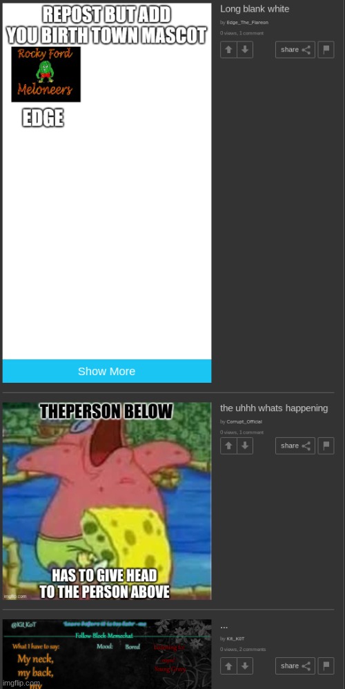KIT_K0T AND EDGE | made w/ Imgflip meme maker