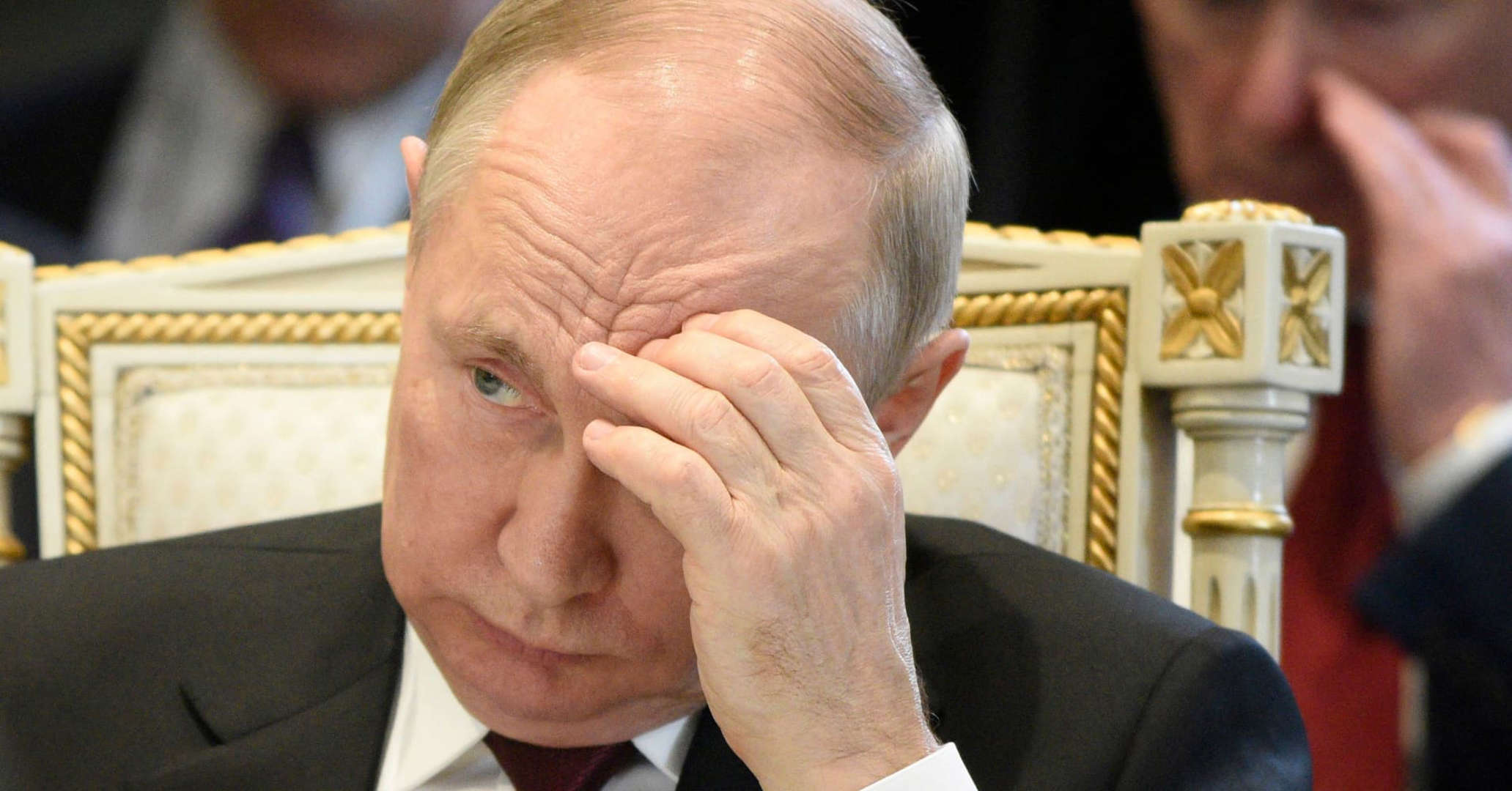 Vladimir Putin headache Blank Meme Template