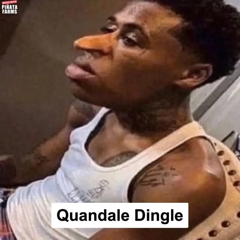 High Quality Quandale dingle Blank Meme Template