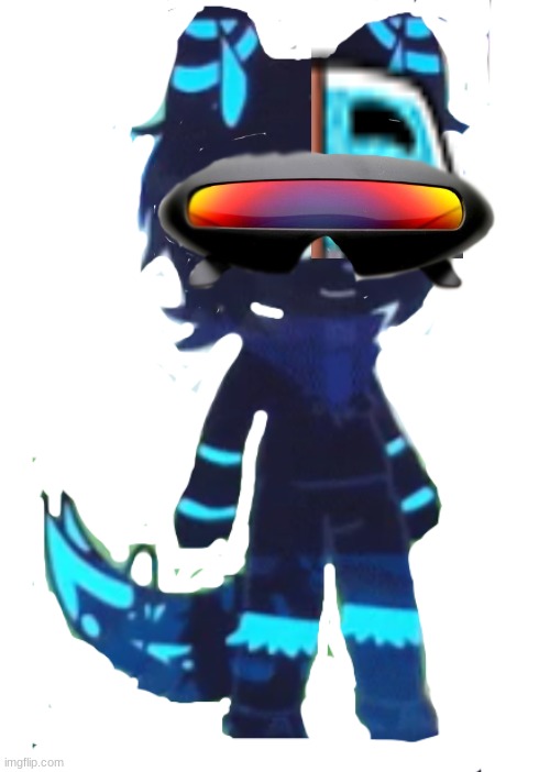futuristic rocky the umbreon | image tagged in gacha rocky | made w/ Imgflip meme maker