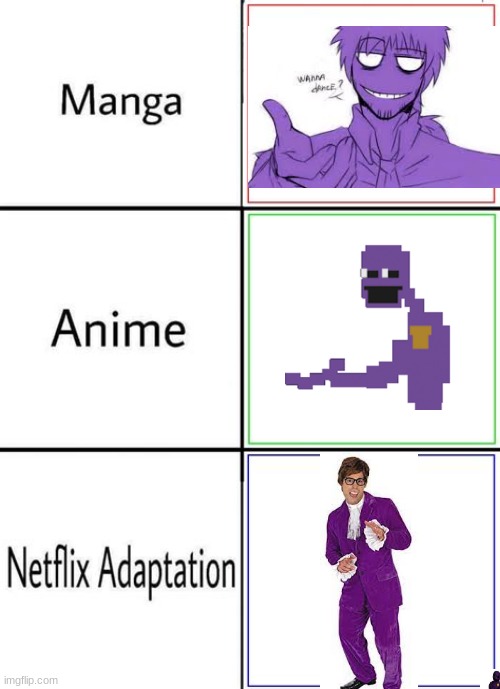 im looking forward to the netflix adaptation | image tagged in netflix adaptation | made w/ Imgflip meme maker