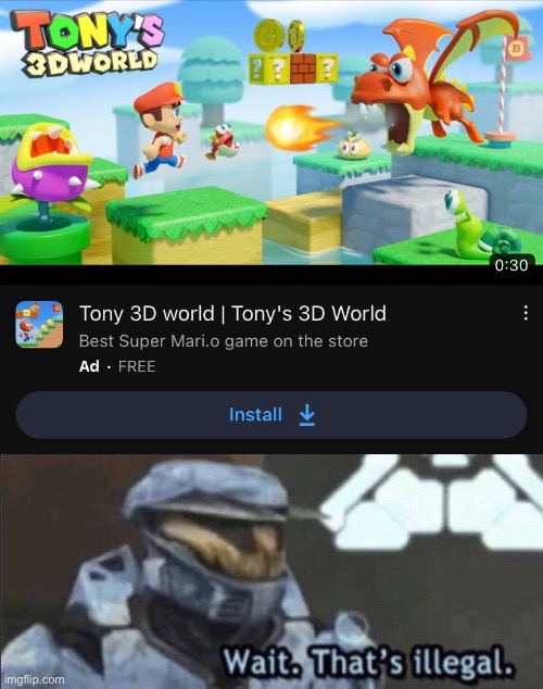 Blatant rip-off | image tagged in wait that s illegal,rip off,youtube ads,memes,funny,funny memes | made w/ Imgflip meme maker