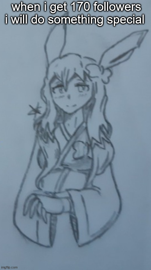 sylceon drawn by shadow skul | when i get 170 followers i will do something special | image tagged in sylceon drawn by shadow skul | made w/ Imgflip meme maker