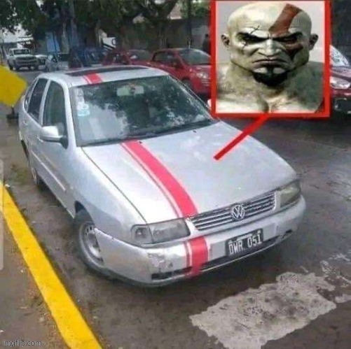 kratos car? more like kratos kar | image tagged in car | made w/ Imgflip meme maker