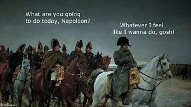 Napolon, Gimme Some of Your Tots | image tagged in historical meme | made w/ Imgflip meme maker