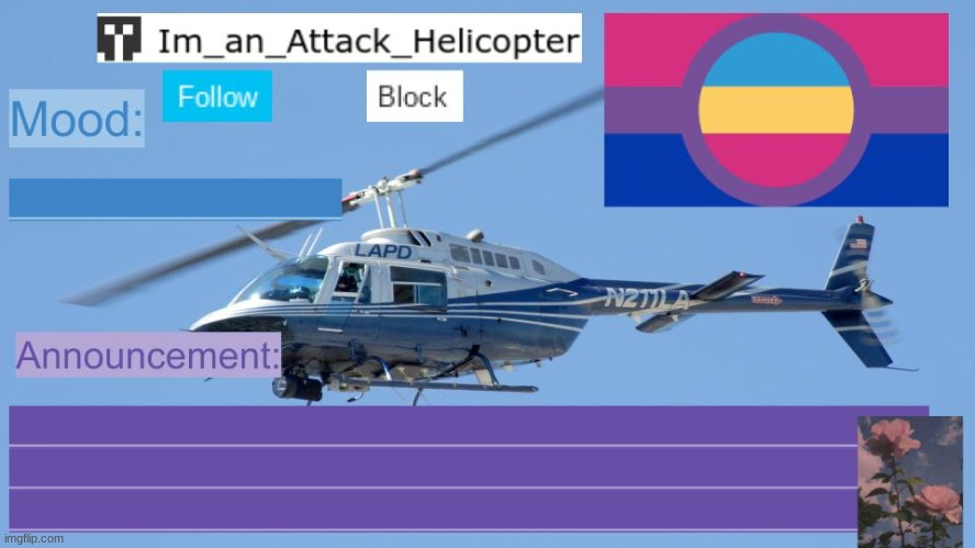 High Quality Im_an_Attack_Helicopter Blank Meme Template