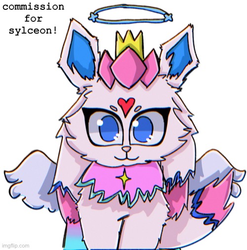 commission for sylceon! | made w/ Imgflip meme maker