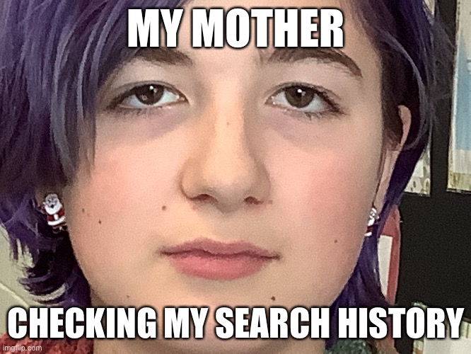 My mother | MY MOTHER; CHECKING MY SEARCH HISTORY | image tagged in search history | made w/ Imgflip meme maker