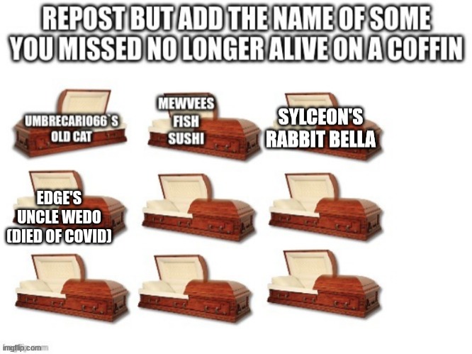 EDGE'S UNCLE WEDO (DIED OF COVID) | made w/ Imgflip meme maker