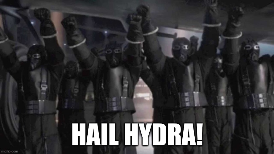 hail hydra | HAIL HYDRA! | image tagged in hail hydra | made w/ Imgflip meme maker