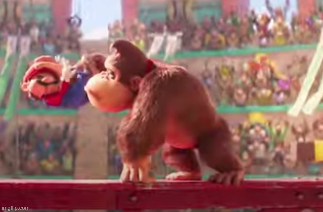 oh helm gnaw Chris Pratt vs Donky Kong | made w/ Imgflip meme maker